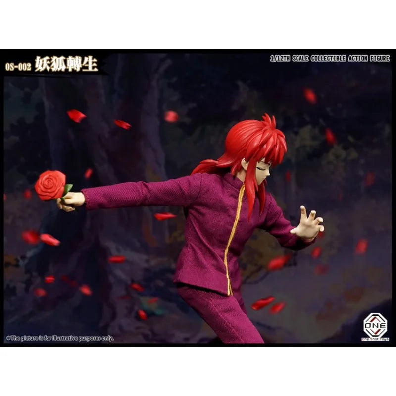 OneShot Toys  Original Yu Yu Hakusho 1\12 Series Tibetan Horse Action Figure Model Toys Movable Model Ornaments Gifts Fo Boys