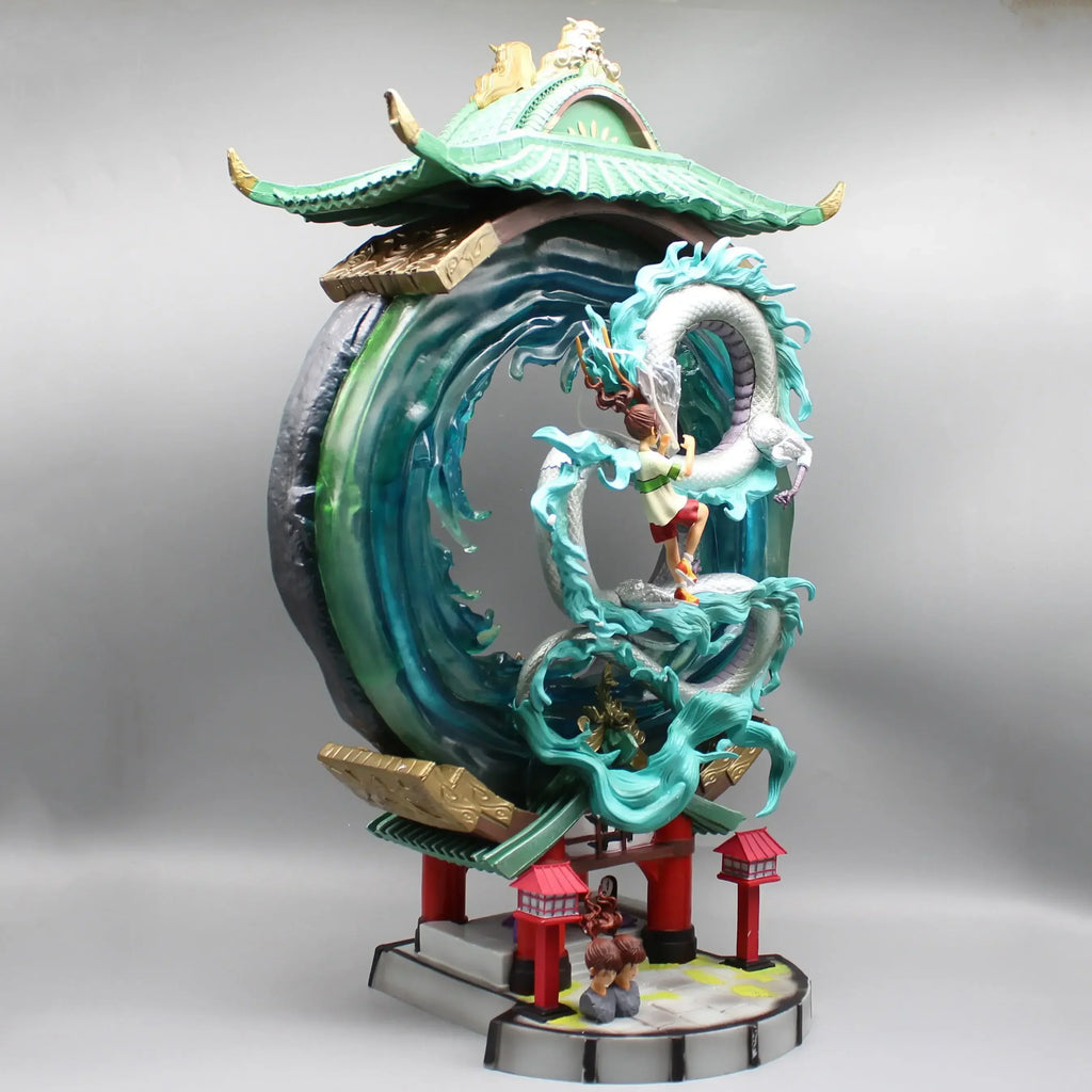 Spirited Away Anime Figure 55cm Ogino Chihiro Cartoon Anime Peripheral Model Pvc Gk Statue Figurine Collection Doll Decora Toys