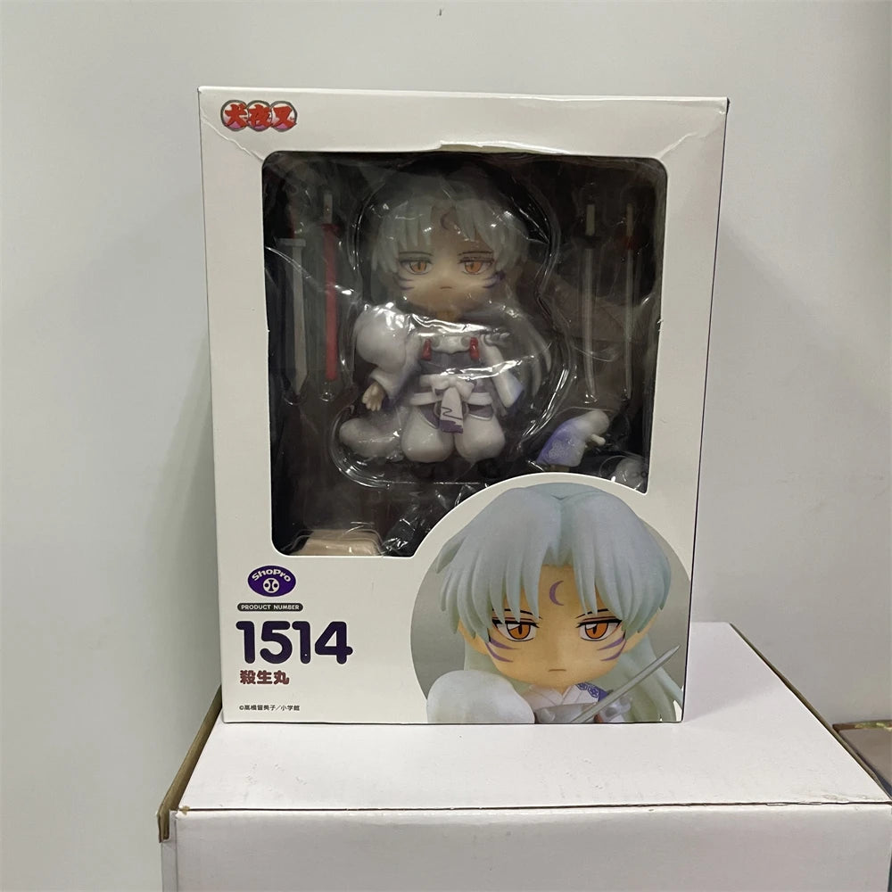 Anime Figures Inuyasha #1300 Sesshoumaru #1514 Action Figure PVC Cute Toys for Children Collector Higurashi Kagom Xmas Gift