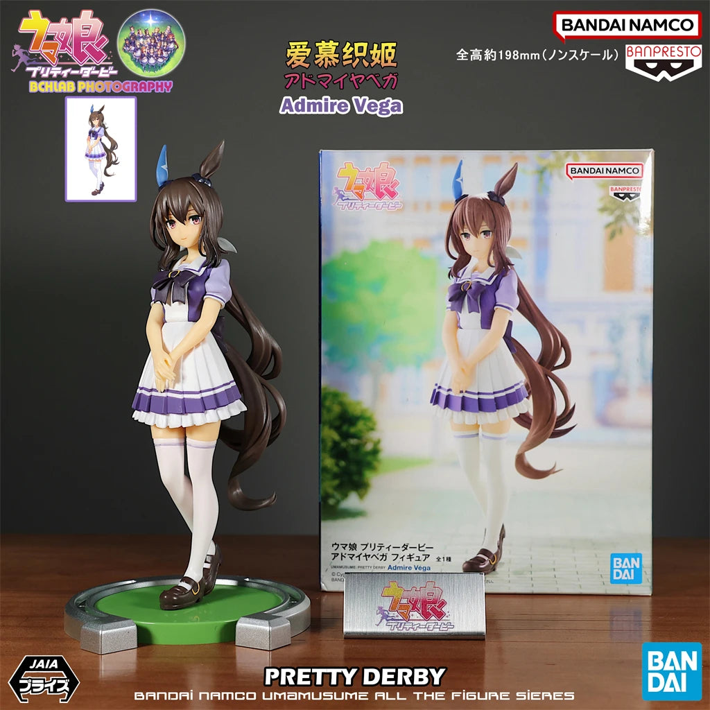 New in Stock Bandai Pretty Derby Special Week Daitaku Helios Silence Suzuka Oguri Cap Figurines Ornaments Anime Models Gifts