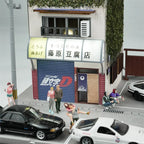 G-Fans 1:64 Initial D Tofu store scene Diorama gift idea