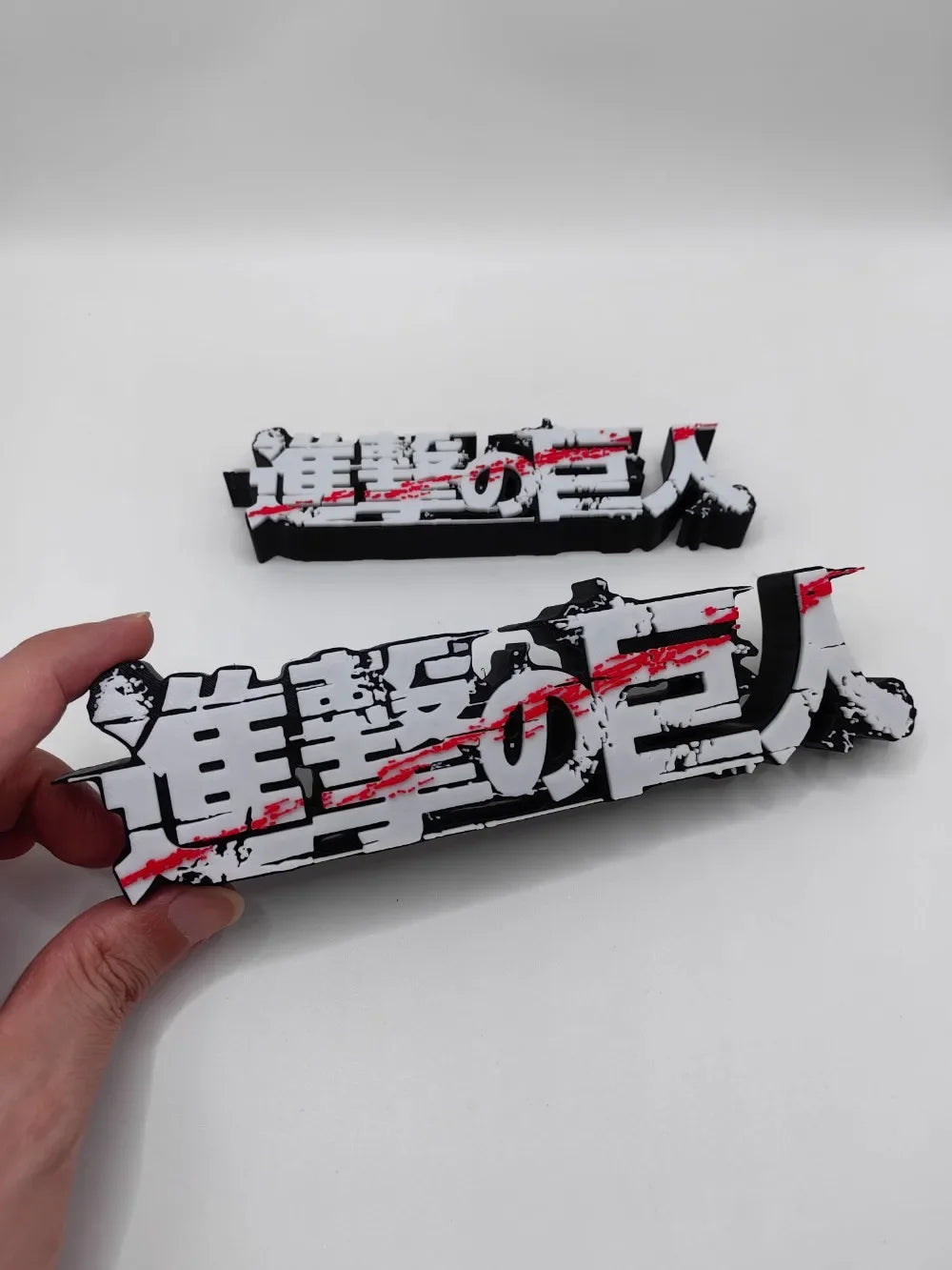 Shingeki No Kyojin 3D Printdd Model Doll billboard for Attack on Titan Eren Mikasa Figure Collection Cosplay Exhibition Display