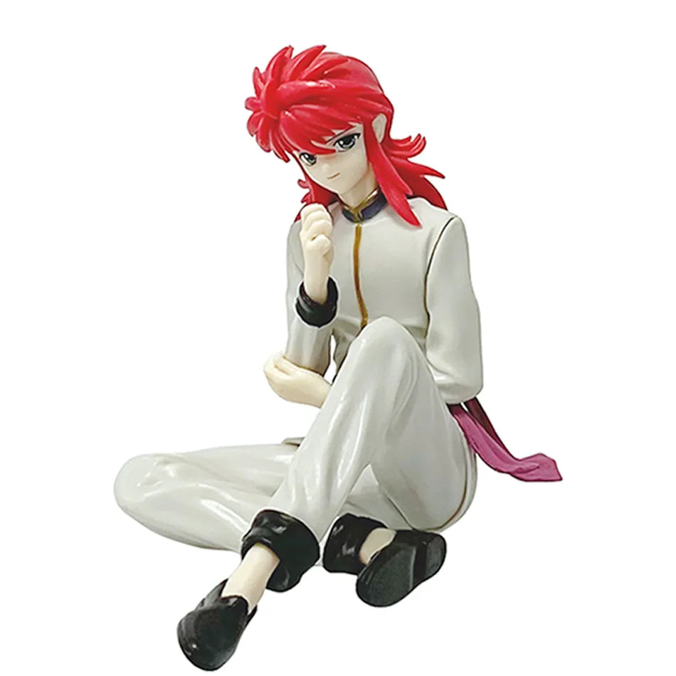8cm YuYu Hakusho Figure Palm Size Yusuke Urameshi Anime Shuichi Minamino/Youko Kurama Action Figure Collectible Model Doll Toys