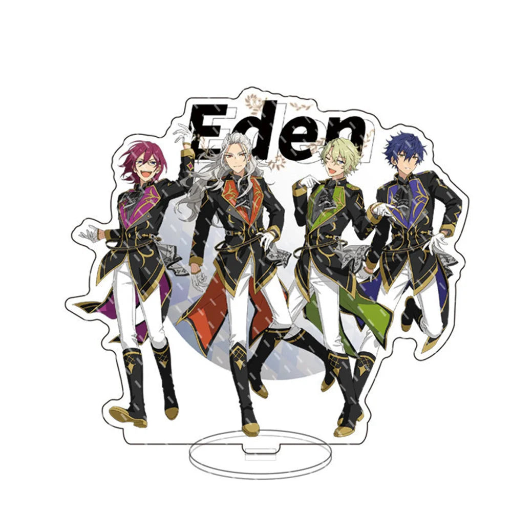 Hot Game Anime Ensemble Stars Stand Fashion Yuuki Makoto Hibiki Wataru Figure Model Plate Acrylic Desk Decor Toys Gifts