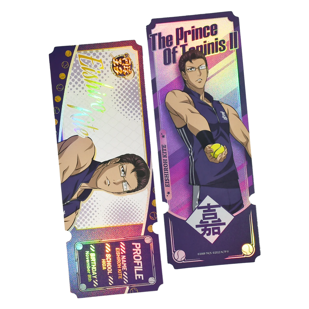 New Prince of Tennis Genuine Laser Ticket/Bookmark Collection Hobby Toys Echizen Ryoma Syusuke Fuji Atobe Keigo Kunimitsu Tezuka