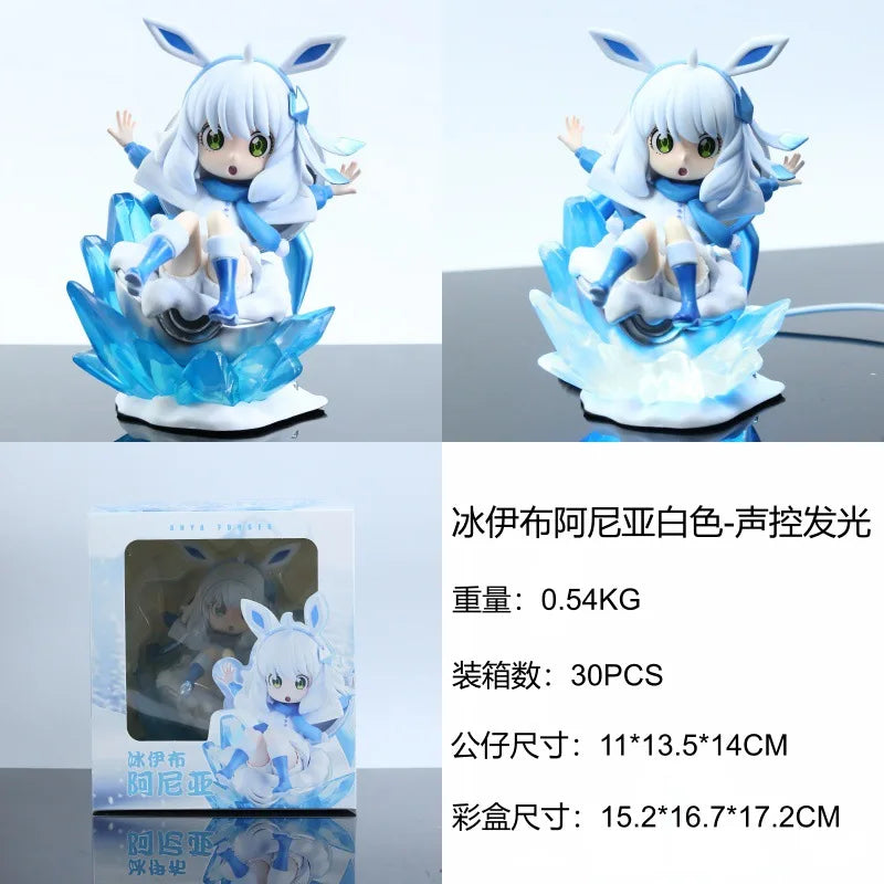 In Stock Spy×Family Anya Forger Cos Pet Series Eevee Chainsaw Frieren Action Figures Anime Characters Toy Gift