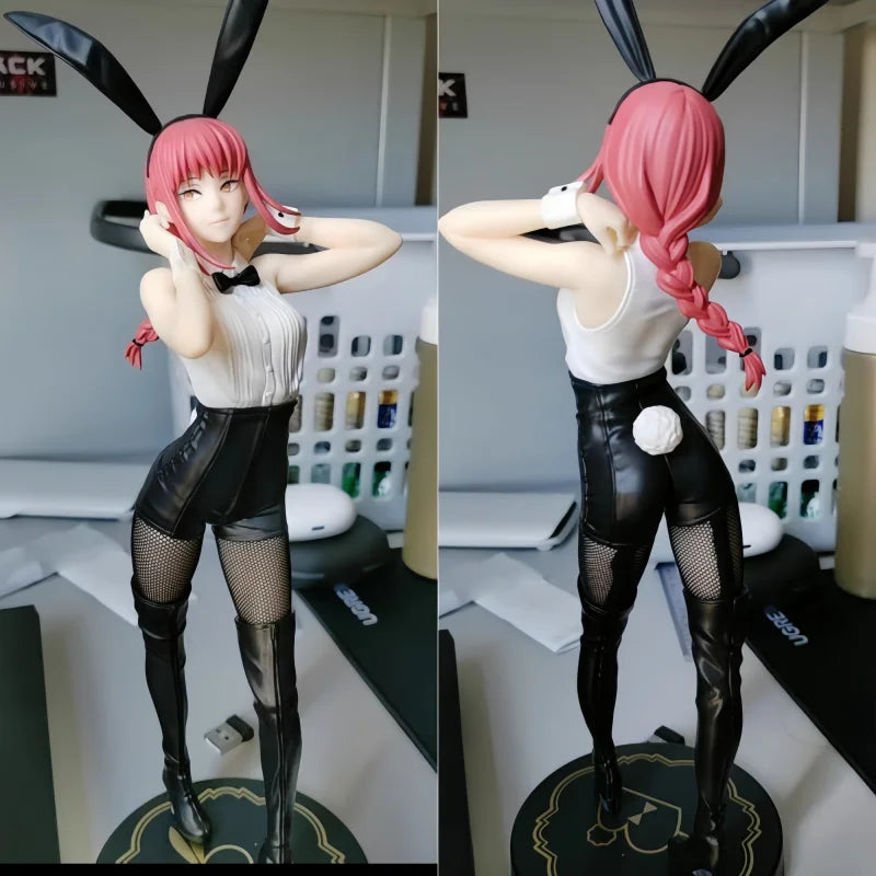 New Hot Sale Original Furyu Genuine Chainsaw Man Action Figures Makima Power Bunny Girls Anime Model Collectible Dolls Toys Gift