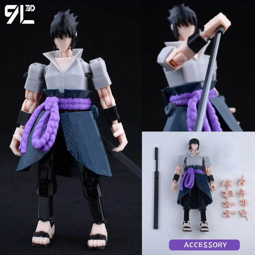 9L 3D Articulated Action Figure - Kaneki Ken From Tokyo Ghoul Lucky Dummy 13 Collectible One-Eyed Ghoul Ver Desktop Display Toys