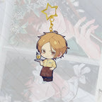 6CM BL Anime given cute Acrylic Keychain Model Cosplay Characters Ornament Accessories Good Christmas Gifts