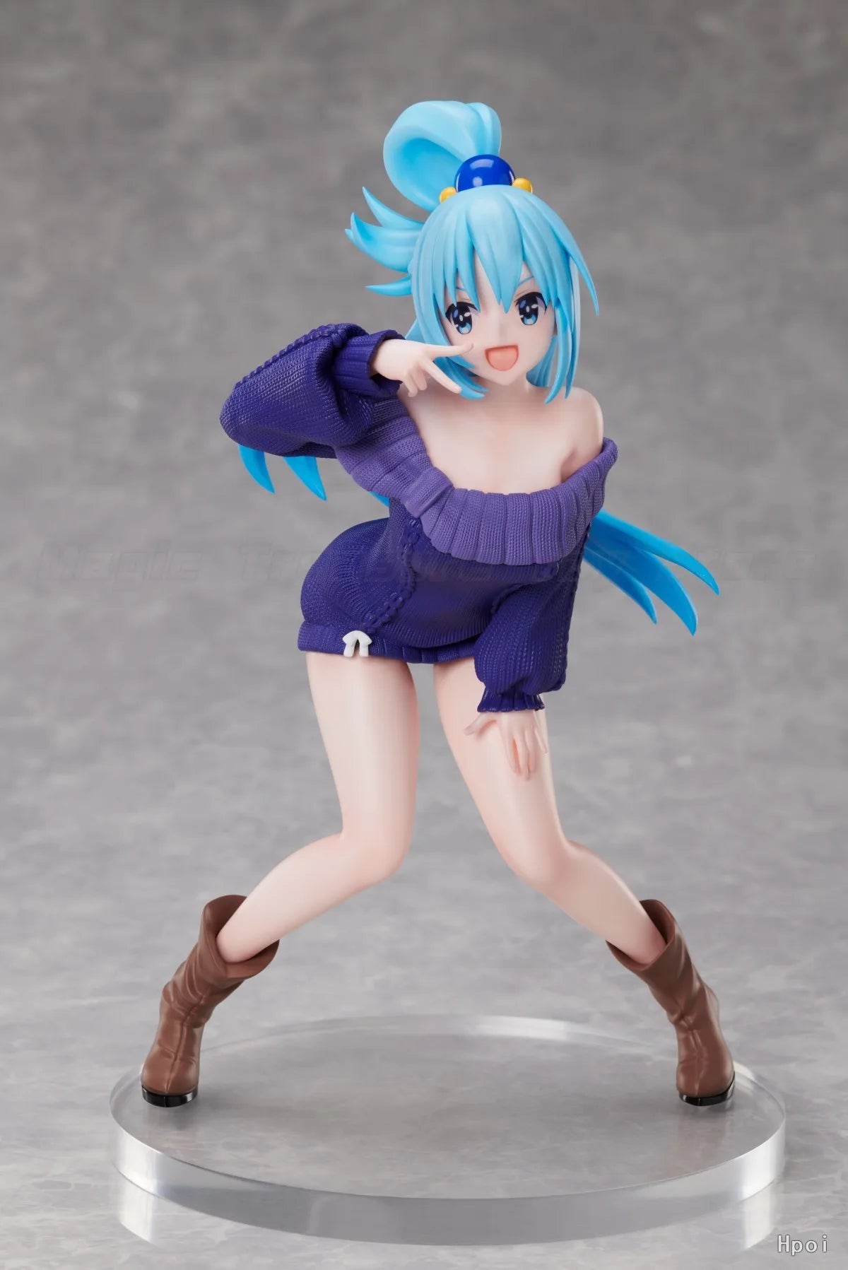 【In Stock 】Original ElCOCO KonoSuba:God's Blessing on This Wonderful World! Aqua 1/7 Scale Figures Anime Ornaments Gifts