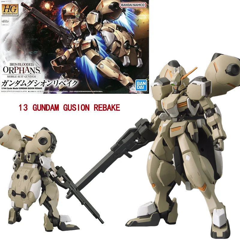 Bandai Genuine HG IBO 1/144 GUNDAM Barbatos Gusion Hajiroboshi Astaroth Anime Action Figure Collectible Assembly Model Toys Gift
