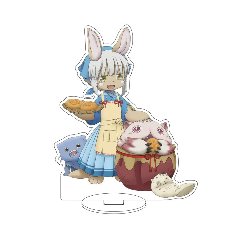 Anime Made in Abyss Acrylic Stand Ornaments Riko Reg Nanachi Prushka Figure Stand Halloween Gifts