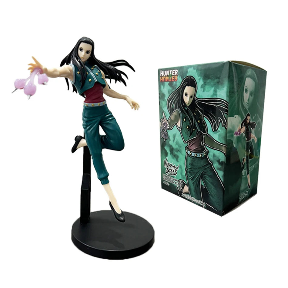 15-23cm Hunter x Hunter Chrollo Lucilfer Anime Figure Hisoka  Action Figure Killua Zoldyck Kurapika Figurine Collectible Model T