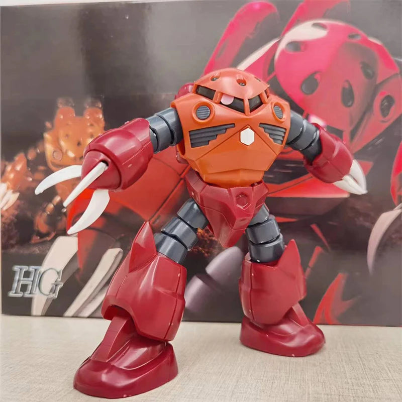 GUNDAM Animation Game Peripheral Toys HG 1/144 ZAKU BLACK TRI-STARS Assembly Movable Anime Action Model Figures Collection