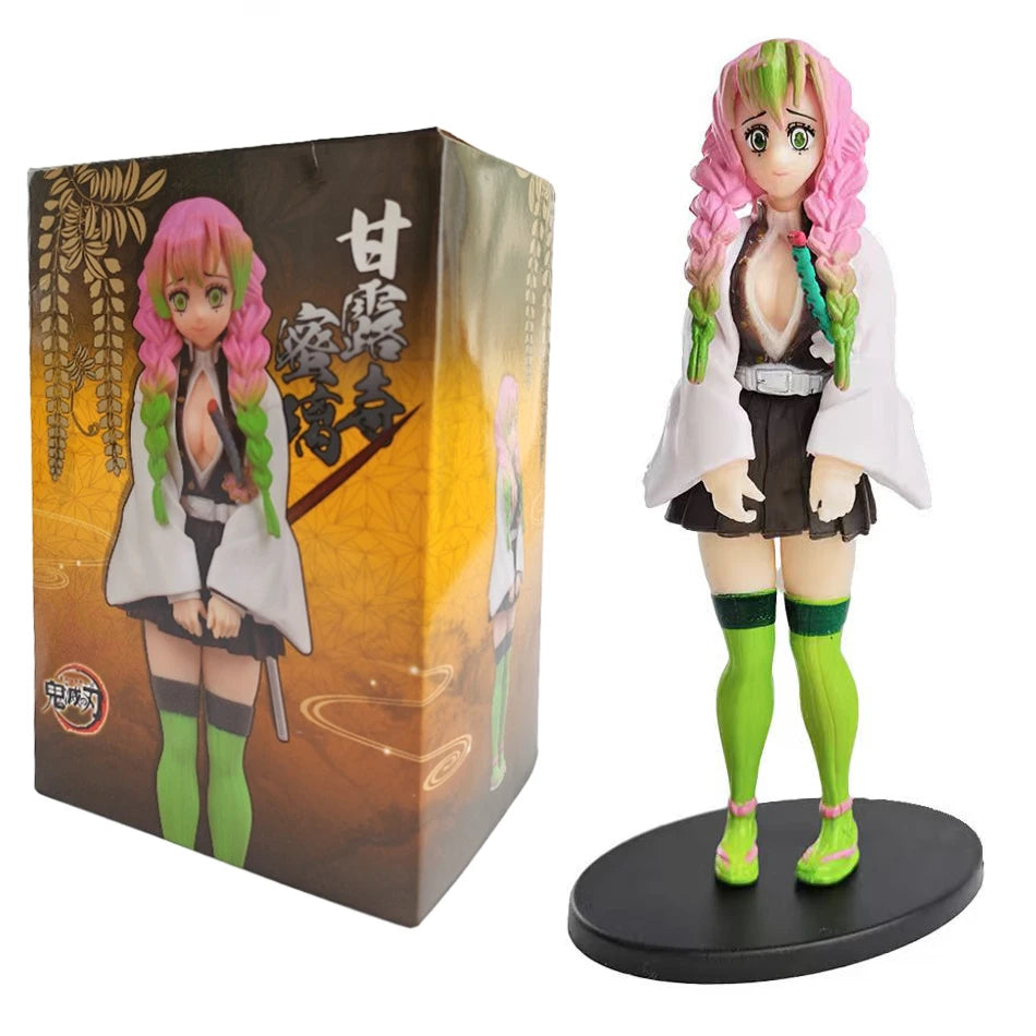 In Stock 16CM Anime Demon Slayer Kimetsu No Yaiba Figure Kamado Tanjirou Action Figure Agatsuma Zenitsu Nezuko PVC Model Toys