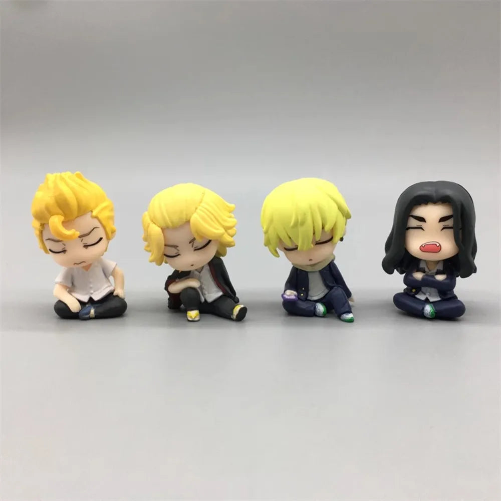 Tokyo Revengers Cute Shoulder to shoulder 2nd generation Action Figure model Toys Desktop car ornaments festival birthday gifts