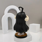 12cm Anime Overlord Pillow Albedo Q Version Figurine Model Doll Pvc Collection Desktop Decoration Fashion Birthday Toy Gift