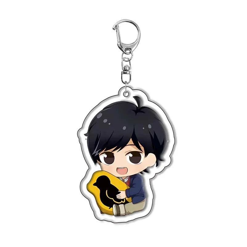 Anime Cartoon Banana Fish Figure Characters Acrylic Keychain Car Keychain Women Men Bag Accessories Charm Pendant Jewelry Gifts
