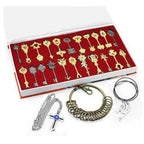 25pcs/set Anime Figure Elza Lucy Cosplay Keychains Pendant Brinquedos Action Figure Keyrings Accessories Doll Toys