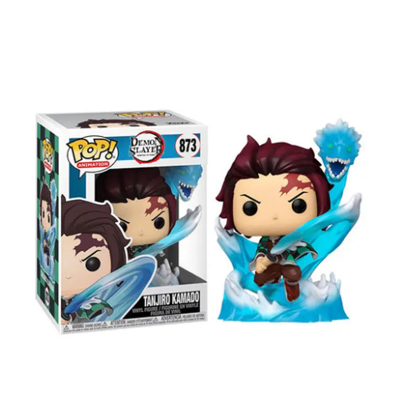 Japanese cartoon demon slayer peripherals Kamado Tanjiro Nezuko Zenitsu Ino's assistant toy doll anime figure birthday gift