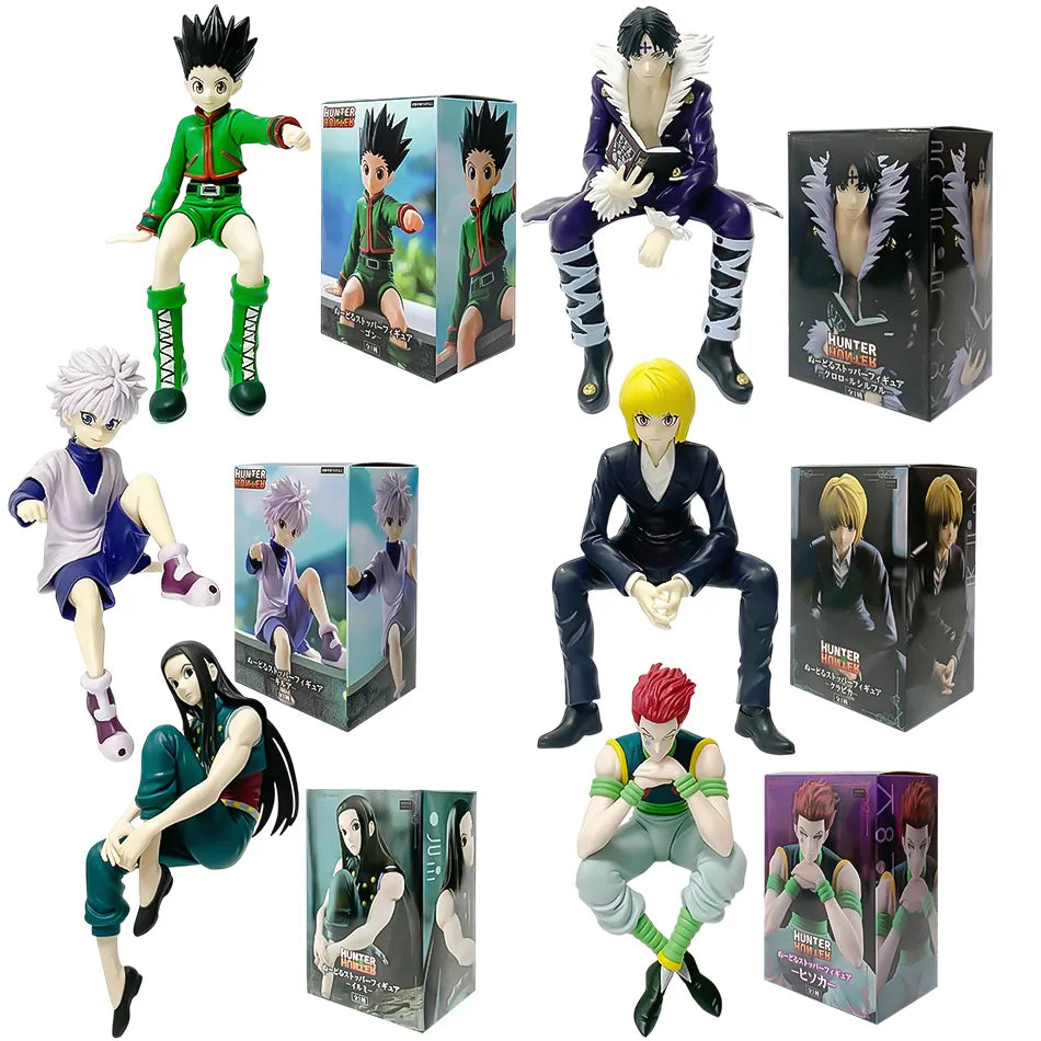 Hunter×Hunter Anime Figure 13cm Hisoka Morow Chrollo Lucilfer Kurapika Killua Zoldyck Gon Freecss Action Doll PVC Model Toy Gift