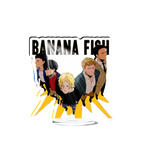 Banana Fish Ash Lynx Stand Model Plate Decoration Desk Figure Display Couple Gift Television Animation Prime Product Peripheral