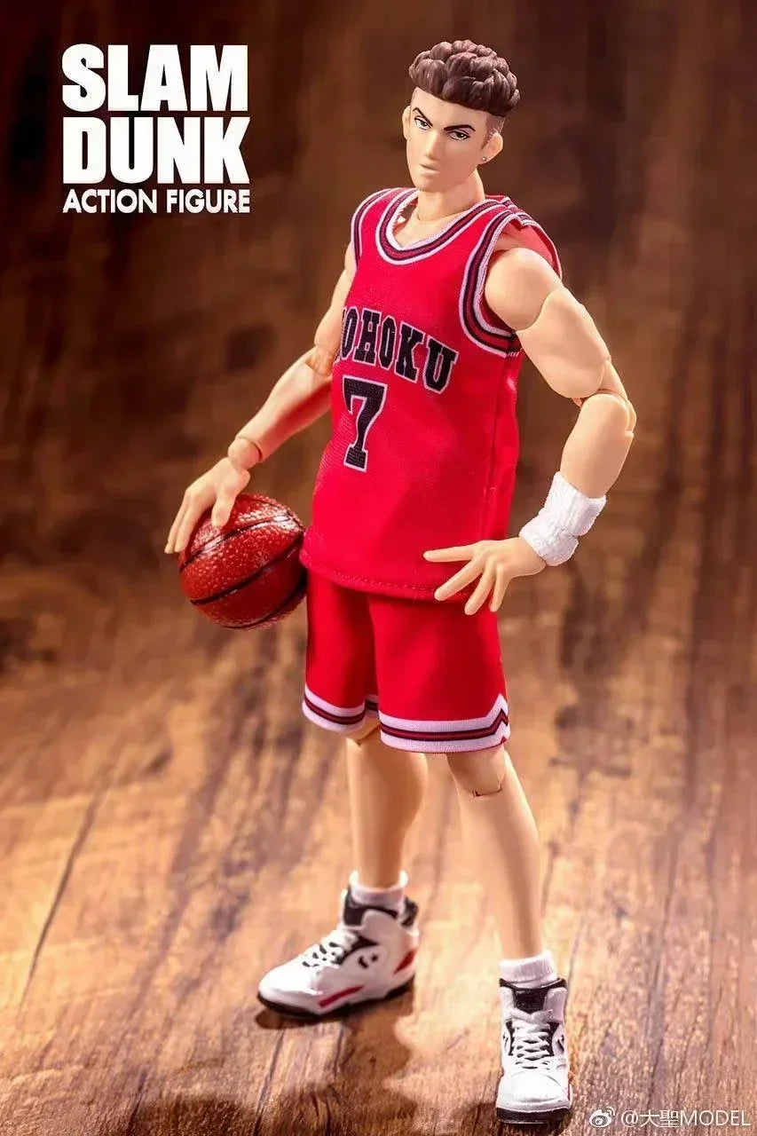 GREAT TOYS GT Dasin Hanamichi Sakuragi Mitsui Hisashi Rukawa Kaede Miyagi Ryota AKIRA SENDOH pvc action figure SLAM DUNK model