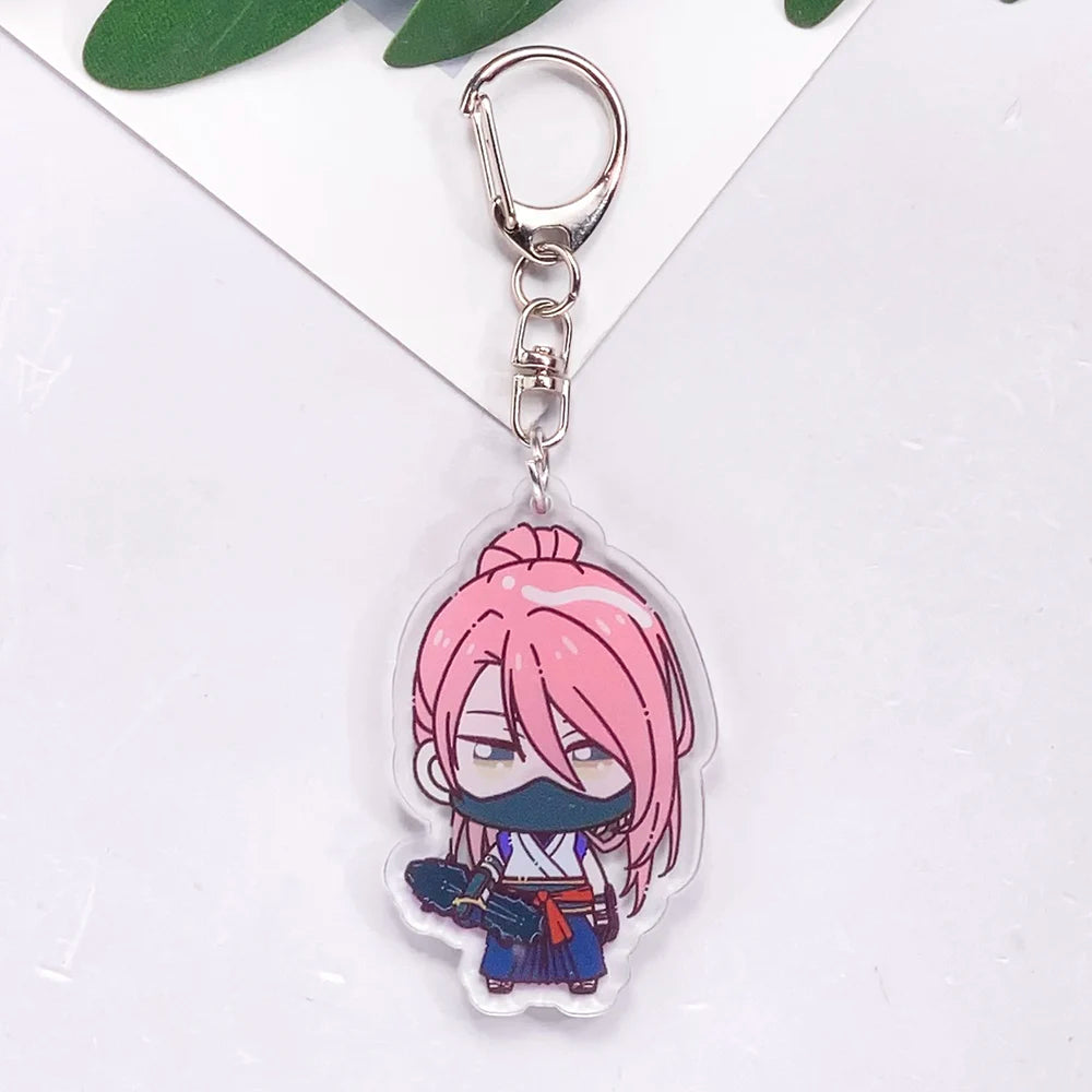Anime Characters SK8 Infinity Acrylic Car Keychain Accessories Creative Kawaii Bag Charm Backpack Pendant Keyring Gifts For Fans