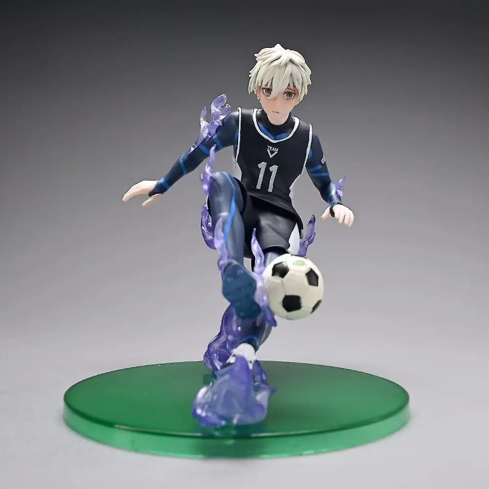 Anime BLUELOCK Seishiro Nagi Football Action Figure Japanese Dolls Hobbies Toys Desk Decorations Room Statue Birthday Gifts