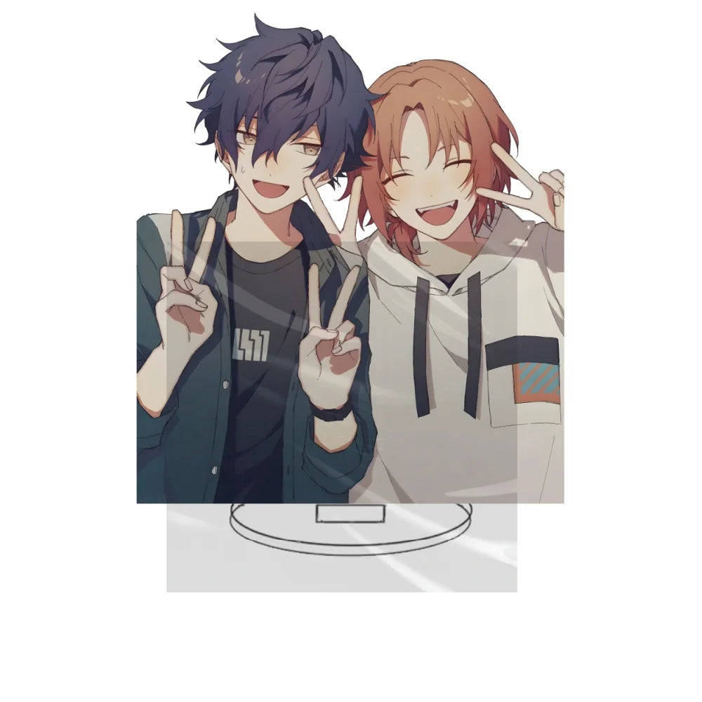 10CM HOT Anime Ensemble Stars Acrylic Stand Model Cosplay Charm Characters Ornament Accessories Goods Christmas Gifts