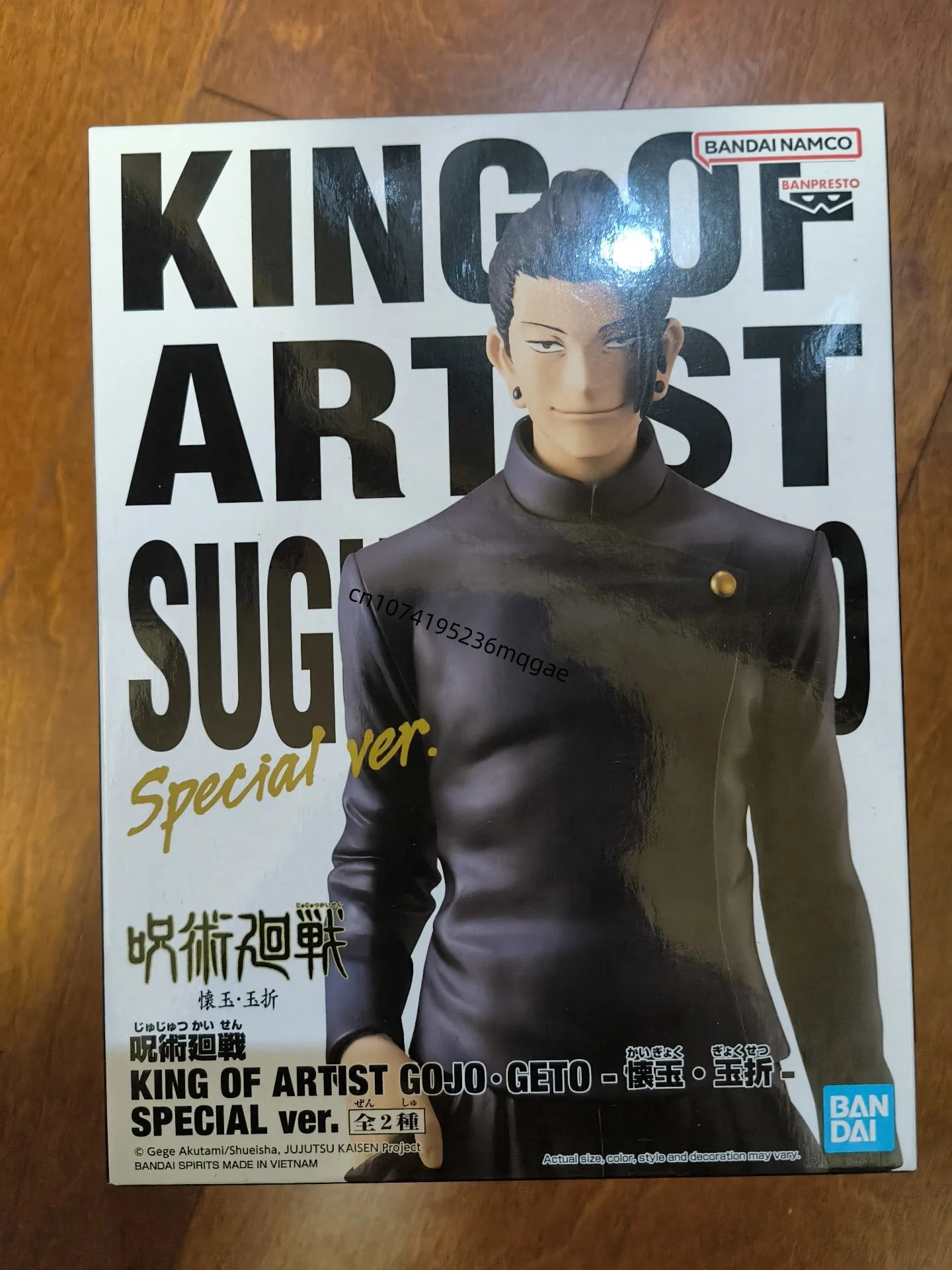 Original In Stock Bandai BANPRESTO Jujutsu Kaisen Fushiguro Toji Gojo Satoru Geto Suguru Anime Action Figures Model Collections