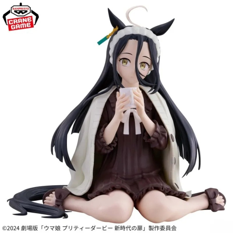 In Stock 100% Original BANPRESTO Umamusume: Pretty Derby Relax Time Anime Character Cheval Grand Vivlos Toy Decoration