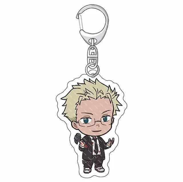 6cm Anime Dorohedoro Keychain Cosplay Charm Keyring Acrylic Figure Key Chain Phone Pendant Halloween Decor Boy Girl's Party