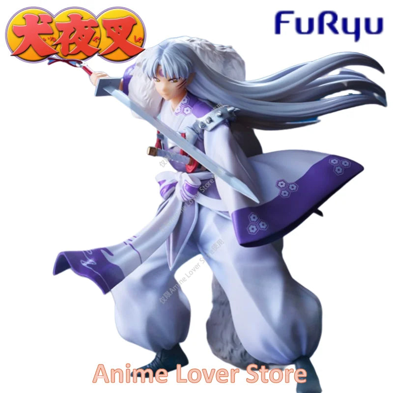 IN STOCK Original FURYU Trio-Try-iT Figure Inuyasha Sesshoumaru Anime Figure Collectible Model Ornaments