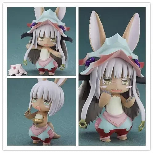 10cm Nendoroid Made In Abyss Comic Nanachi Reg Anime Figure Q Version Automotive Model Toys Room Ornament Birthday Gift