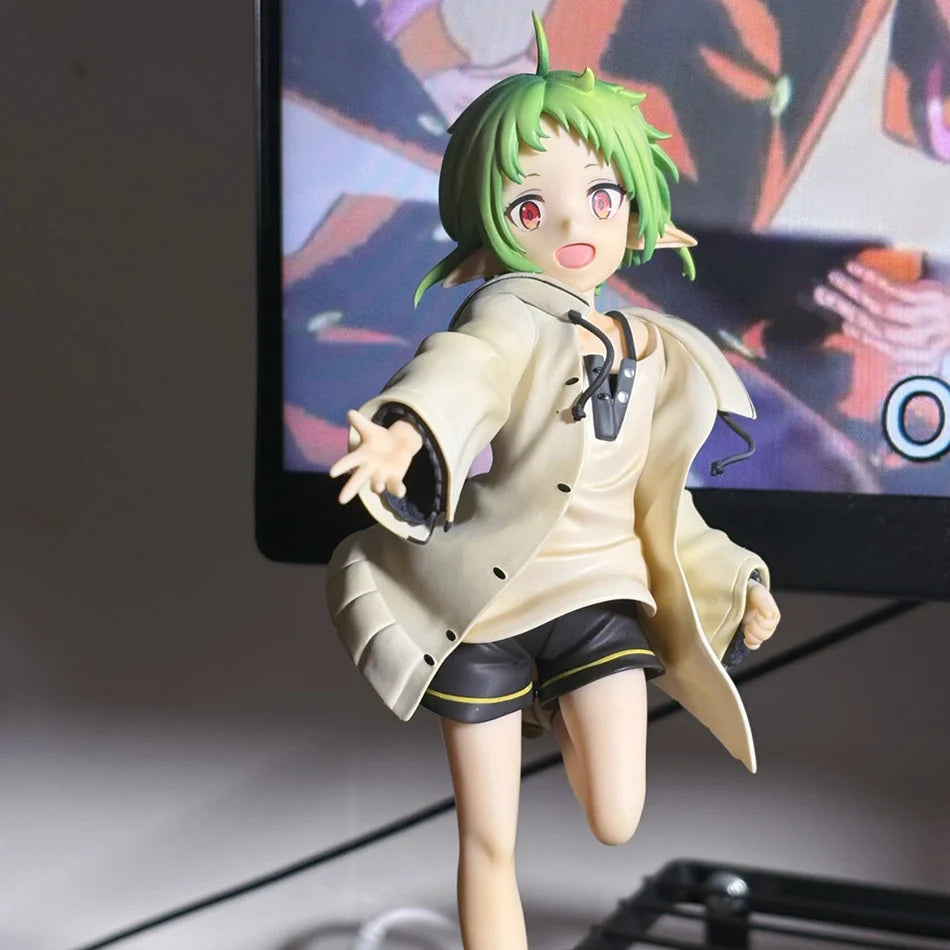 18cm Magician Eris Greyrat/Sylphiette Action Figure Mushoku Tensei：Jobless Reincarnation Anime Figure PVC Adult Model Doll Toys