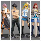 Fairy Tail Natsu Dragnir Lucy Heartfilia Action Figure Grey Erza Scarlett PVC Figure Toys Brinquedos Anime