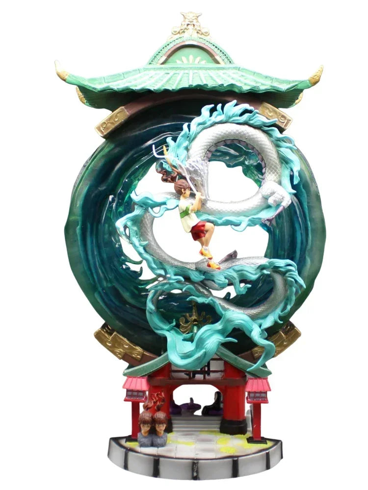 Spirited Away Anime Figure 55cm Ogino Chihiro Cartoon Anime Peripheral Model Pvc Gk Statue Figurine Collection Doll Decora Toys