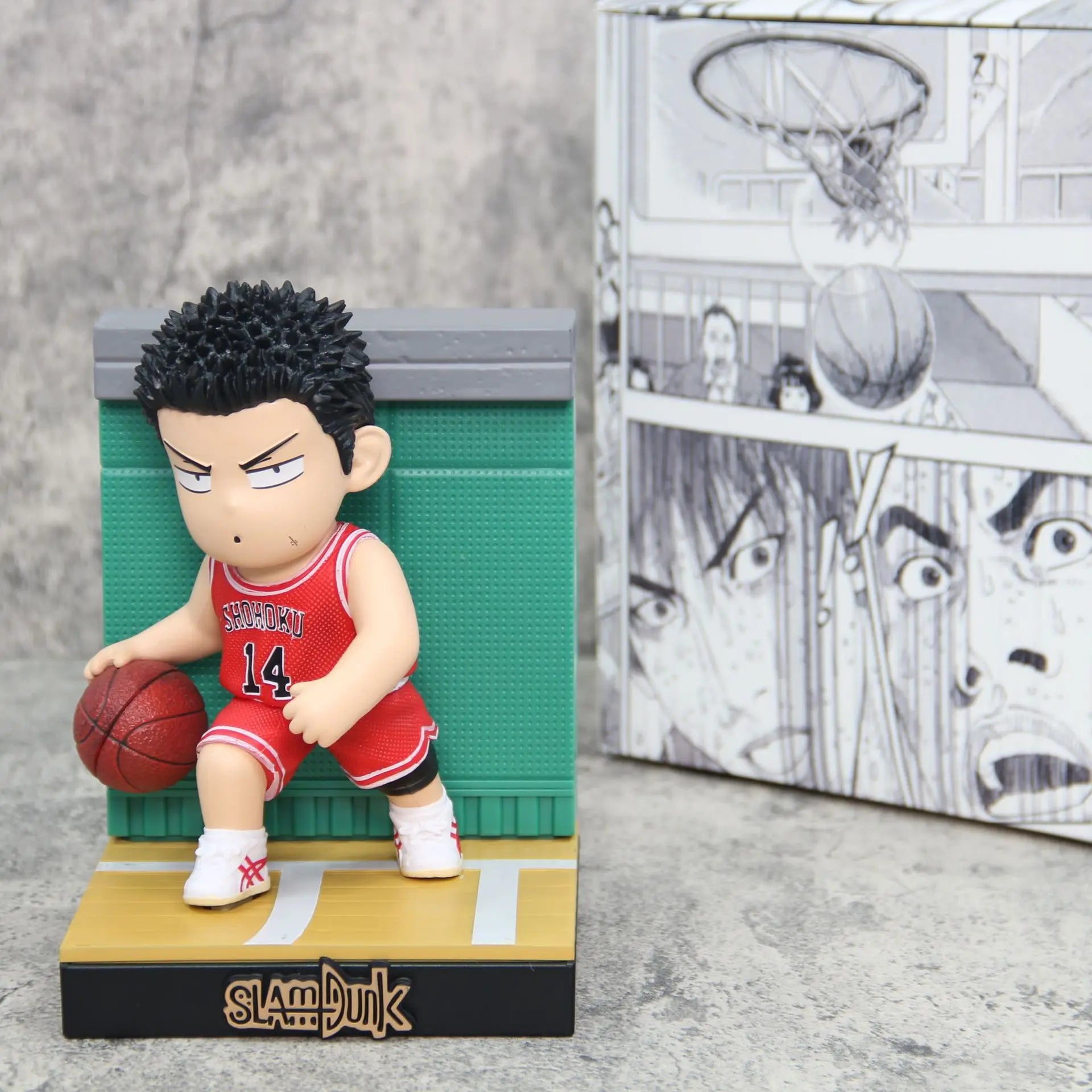 5pcs set Slam Dunk Anime FiguresSakuragi Hanamichi Rukawa Kaede Akagi Takenori Figurine PVC Statue Doll Figure Model Toys Gifts