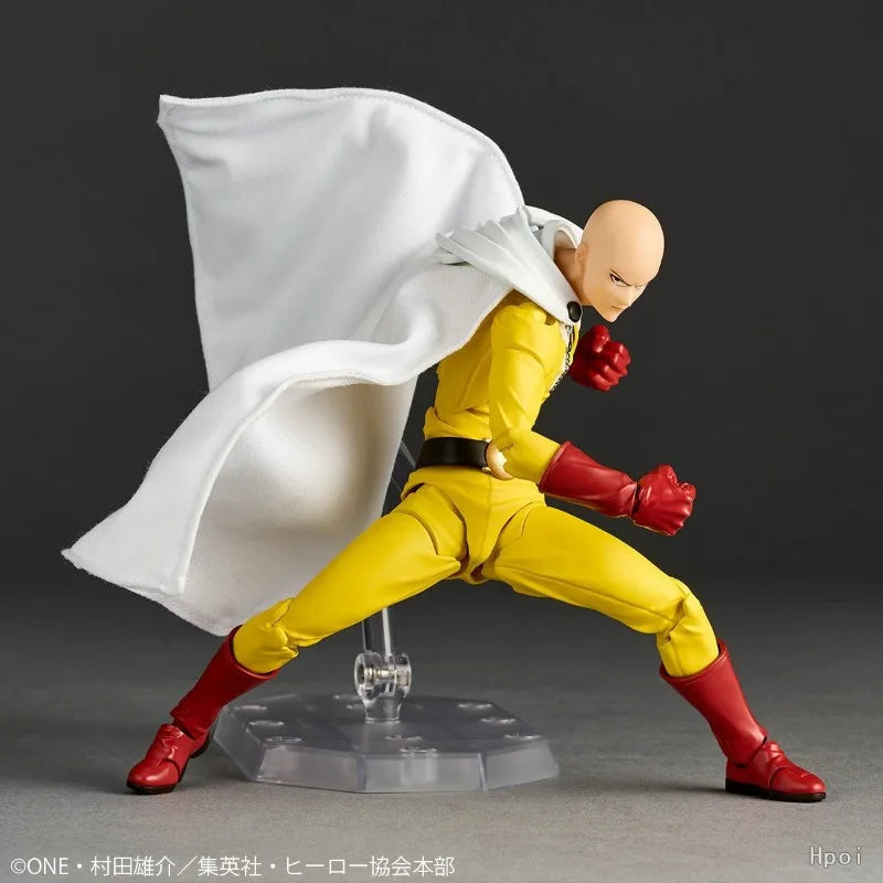 KAIYODO Original REVOLTECH One Punch Man Series Genos\Saitama Action Figure Model Toys Movable Model Ornaments Gifts Fo Boys