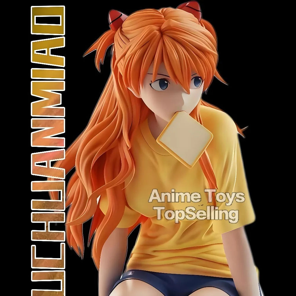 22cm Anime New Century Evangelion Figure Asuka Langley Soryu Action Figures Pvc Collection Model Toys for Gifts