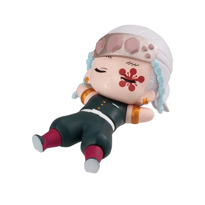 Demon Slayer Tokitou Muichirou Kochou Shinobu NO.2 Sleep Modeling Gashapon Ornament Action Figure Model Toys