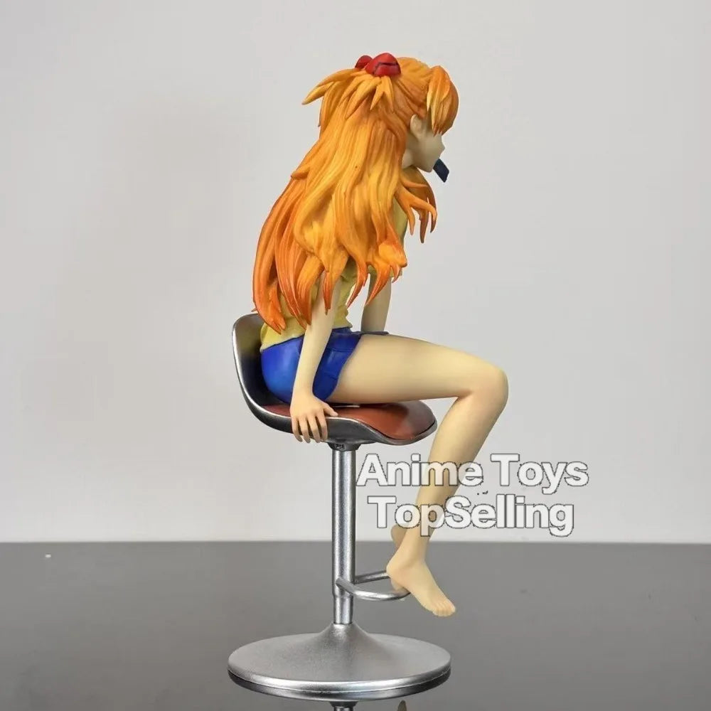 22cm Anime New Century Evangelion Figure Asuka Langley Soryu Action Figures Pvc Collection Model Toys for Gifts