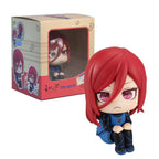 10cm BLUE LOCK Anime Figure Chigiri Hyoma Q Version Action Figure Statue Collection Ornaments Nagi Seish Model DOLL Gift Toys