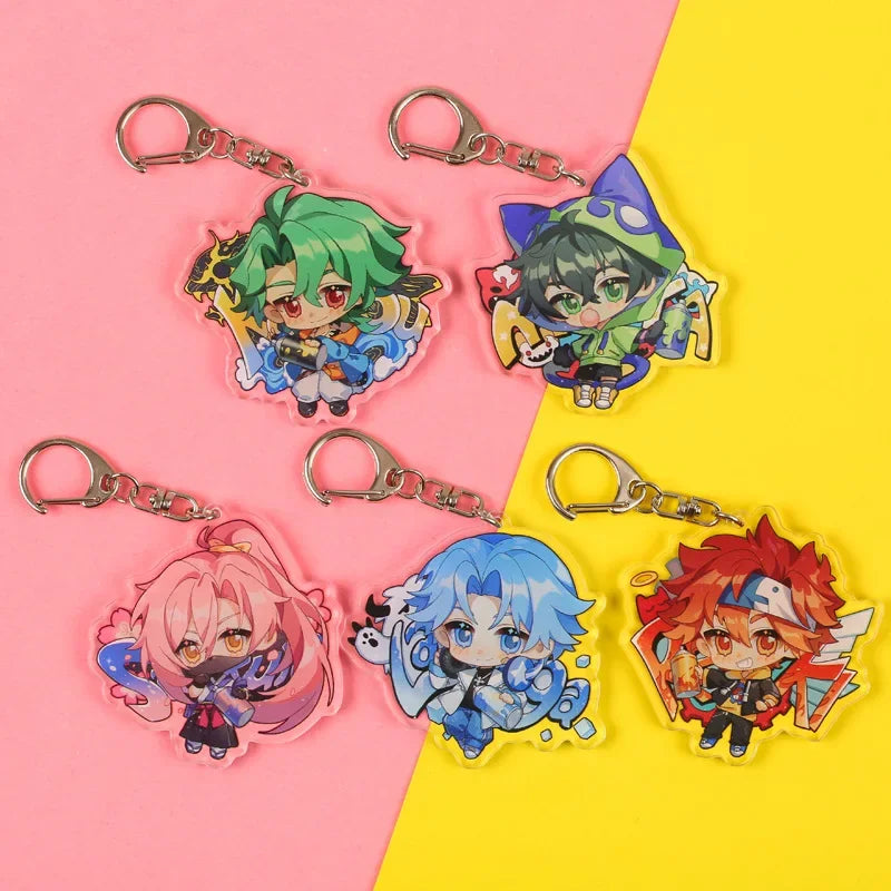 SK8 the Infinity Anime Keychains, Cosplay Figure, Reki Kyan, Langa, Hasegawa, Miya, Cheery Blossom Key Ring, Fans Collection, Pr