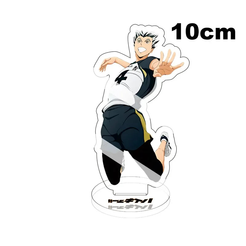 Haikyuu Volleyball Boys Figures Acrylic Stand, Hinata Shoyo, Kageyama, Tobio Desk Plate, Model Action Decor, Ornam, 10cm