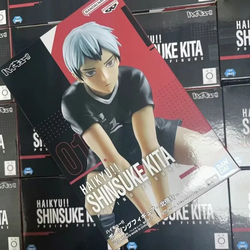 Bandai Haikyuu!! Tobio Kageyama Kotaro Bokuto Kei Tsukishima Yu Nishinoya Shinsuke Kita Kenma Kozume Collectible Ornaments Toys