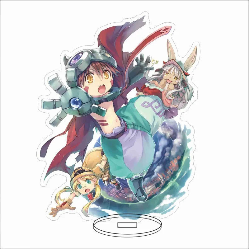 Made In Abyss Anime Acrylic Stand Model Figures Riko Nanachi Cosplay Creative Model Plate Desk Decor Cute Standing Sign Gifts