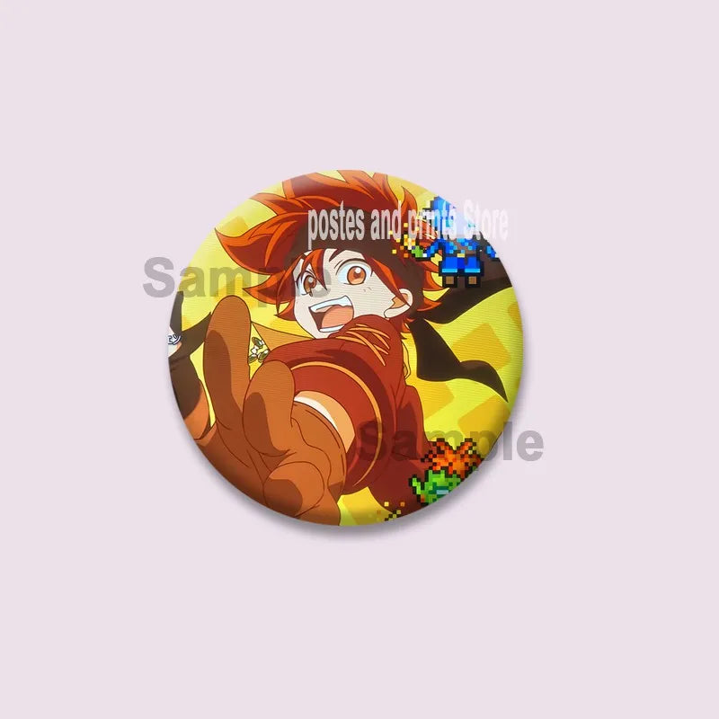 Cartoon Figure Miya Chinen Reki Kyan Button Pins Anime SK8 The Infinity Round Brooch Bag Clothes Accessories Jewelry Badge Gifts