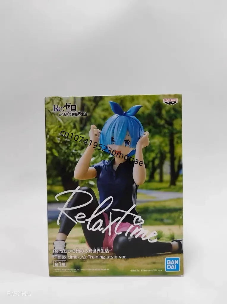 In Stock Bandai Re: Life a Different World from Zero REM Minerva RAM Relax time series Anime Action Figures Model Collections